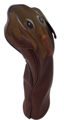Chocolate Labrador Embroidered Classic Driver Headcover by ReadyGOLF