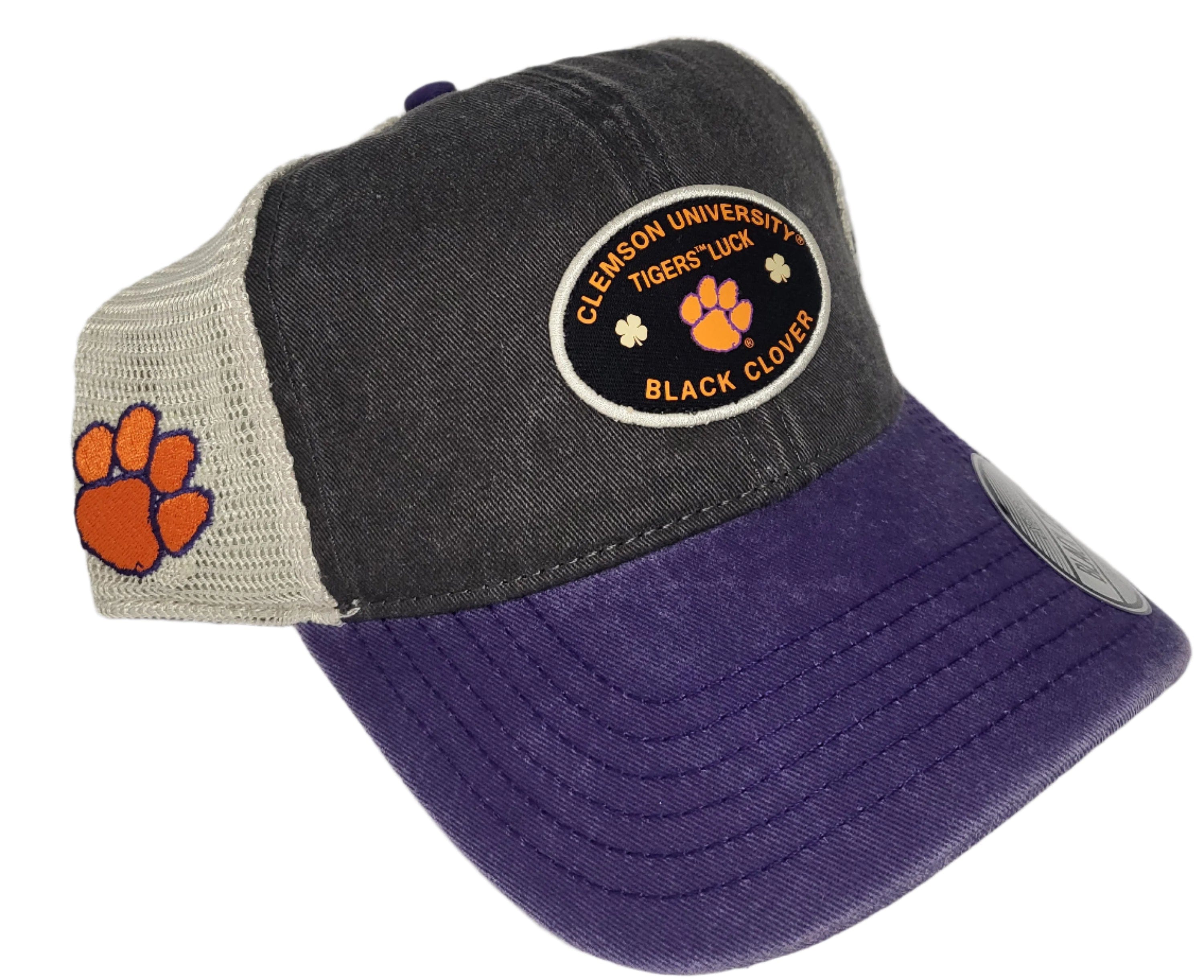 Clemson Retro Adjustable Hat by Black Clover