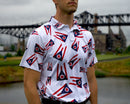 Big Ohio Burgee Golf Shirt by 1803 Sports