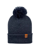 CPP1 HAAKWEAR PomPom Beanie - Made in USA - Denim Blue