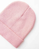 CS111 HAAKWEAR Traditional Silent Cuffed Beanie, Pearl Pink