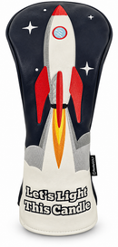Let's Light This Candle (Rocket) Embroidered Driver Headcover by ReadyGOLF