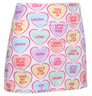 Candy Hearts Ladies Active SKORT by ReadyGOLF