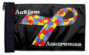 Autism Awareness 12"x18" Forever Wave Flag