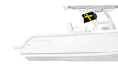 Gold Ribbon 12"x18" Forever Wave Flag for Boats