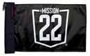 Mission 22 12"x18" Forever Wave Flag