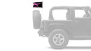 Pink Ribbon Fight Like A Girl 12"x18" Forever Wave Flag for Jeep Wrangler JKU 4-Door 2007-2018