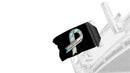 Support Cancer Awareness 12"x18" Forever Wave Flag for Boats