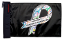 Support Cancer Awareness 12"x18" Forever Wave Flag for Jeep Wrangler LJ 2003-2006
