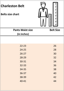 The Citadel Spike Woven Canvas Ribbon Belt by Charleston Belt