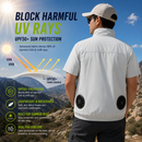 LITEGUEST UPF50+ Cooling Fan Vest | Outdoor Sun Protection Gear