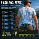 LITEGUEST Tactical Waist Clip Fan | 10,000mAh Portable Cooling Fan