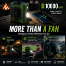 LITEGUEST Tactical Waist Clip Fan | 10,000mAh Portable Cooling Fan