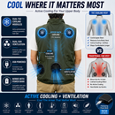 LITEGUEST TEC Cooling Vest | Advanced Active Cooling with Dual Fans