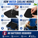 LITEGUEST Water Cooling Seat Cushion | Battery-Free Outdoor Cooling Pad