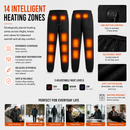 LITEGUEST 14-Zone USB Heated Pants | Soft Cotton Winter Warmth