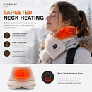 LITEGUEST USB Heated Neck Warmer for Hiking, Skiing & Winter Travel