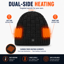 LITEGUEST USB Heated Beanie | Heated Winter Hat for Ear Warmth