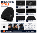 LITEGUEST USB Heated Beanie | Heated Winter Hat for Ear Warmth