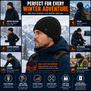 LITEGUEST USB Heated Beanie | Heated Winter Hat for Ear Warmth