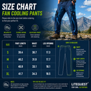 LITEGUEST Fan Cooling Pants | USB Powered Active Cooling for Outdoors