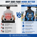 LITEGUEST Packable Side Fan Cooling Vest | Lightweight Travel Cooling