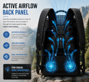LITEGUEST AirFlow Cooling Backpack 20L | Dual Fan Ventilated Backpack