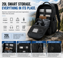 LITEGUEST AirFlow Cooling Backpack 20L | Dual Fan Ventilated Backpack