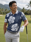 Tropical Oasis Performance Golf Polo