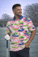 Coastal Cart Run Performance Golf Polo