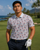 Uncle Sam 4th of July Performance Golf Polo