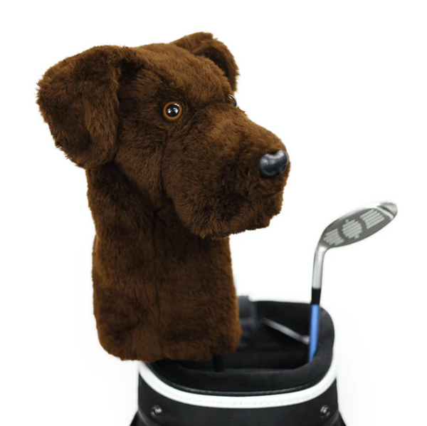 Chocolate Lab Driver Headcover | Daphne's Dog Golf Club Cover