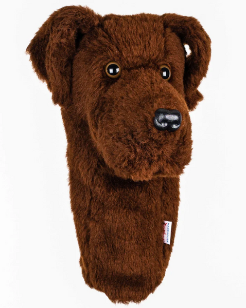 Chocolate Lab Driver Headcover | Daphne's Dog Golf Club Cover