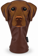 Chocolate Labrador Embroidered Classic Driver Headcover by ReadyGOLF
