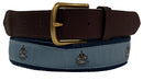 The Citadel Spike Woven Canvas Ribbon Belt by Charleston Belt
