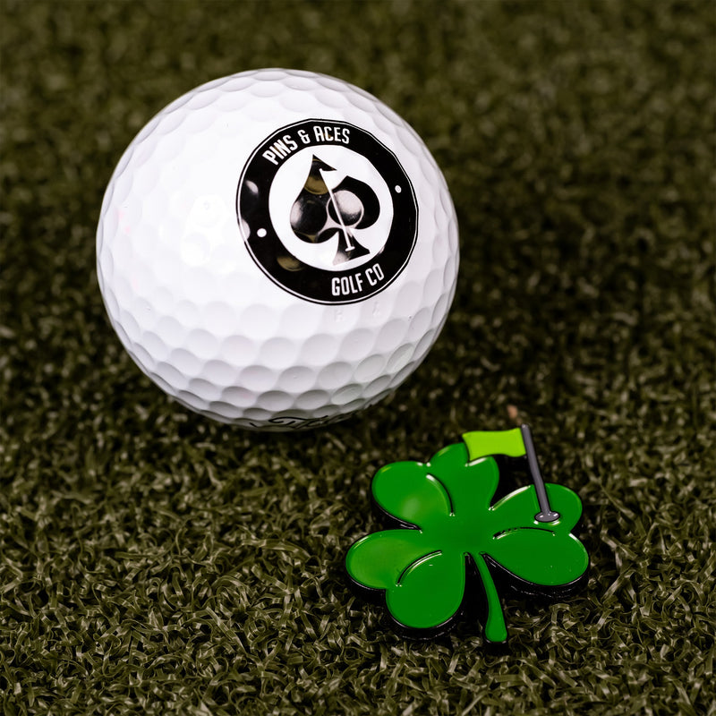 Pins and Aces - Shamrock Ball Marker