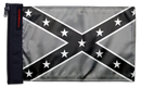 Confederate Subdued 12"x18" Forever Wave Flag for Jeep Wrangler JK 2-Door 2007-2018