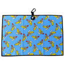 Nannerdick Golf Towel | 24” x 16” Microfiber Towel | Magnetic Clip & Carabiner | Premium Golf Accessory