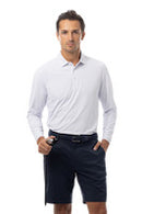SanSoleil: Men's UPF 50 SolAir Long Sleeve Polo - 900841A