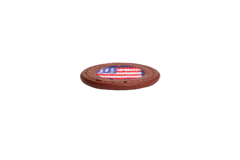 American Flag Needlepoint Ball Marker