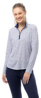 SanSoleil: Ladies UPF 50 SolCool Long Sleeve Zip Mock - 900463