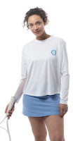 SanSoleil: Ladies Sunglow Relaxed Drop-Tail Tee - 900479