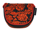Desert Rose Embroidered Putter Cover by ReadyGOLF  -  Mallet