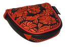 Desert Rose Embroidered Putter Cover by ReadyGOLF  -  Mallet