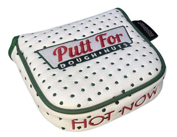 Donut Box (Putt for Dough-Nuts) Embroidered Mallet Putter Cover by ReadyGOLF
