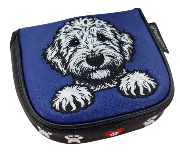 Labradoodle Embroidered Putter Cover by ReadyGOLF  -  Mallet