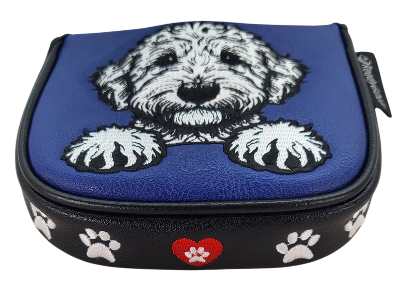 Labradoodle Embroidered Putter Cover by ReadyGOLF  -  Mallet