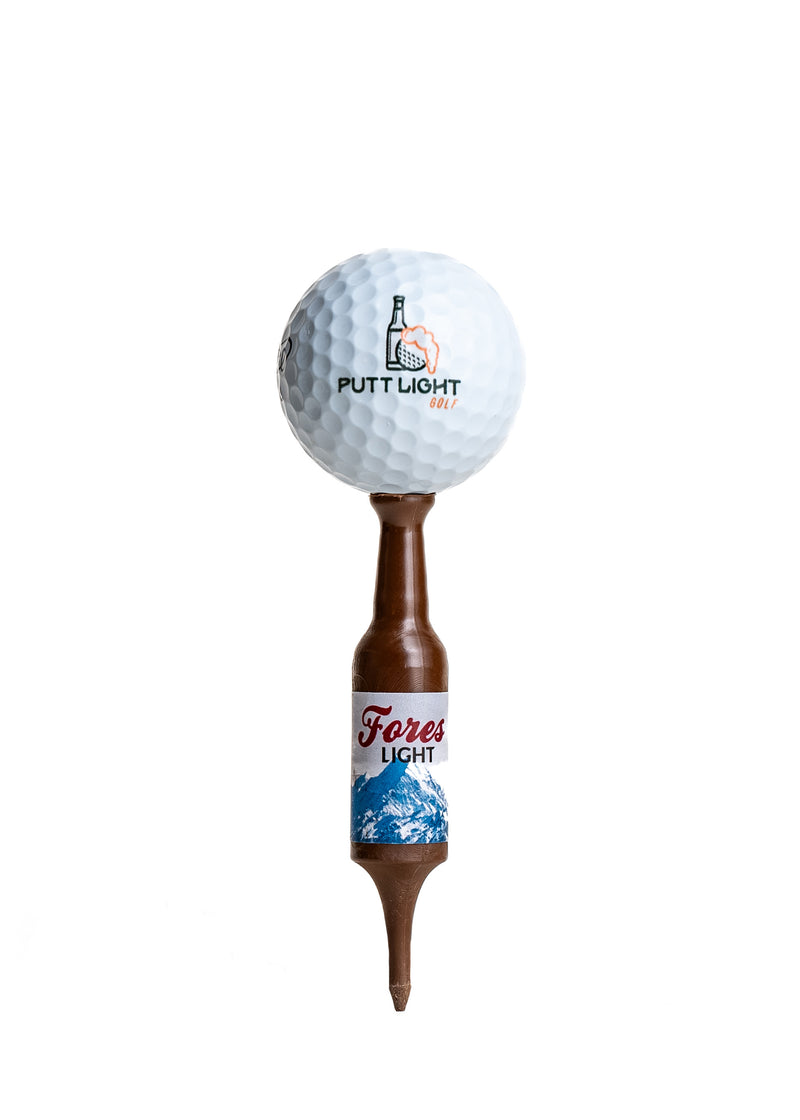 Beer Bottle Golf Tees by Putt Light Golf (Set of 6)