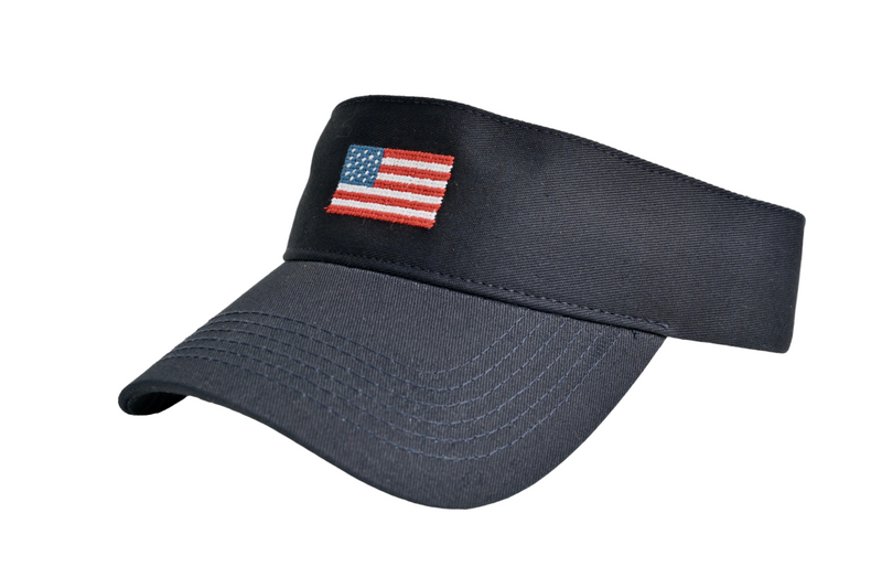 USA Needlepoint Visor