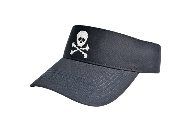 Jolly Roger Needlepoint Visor